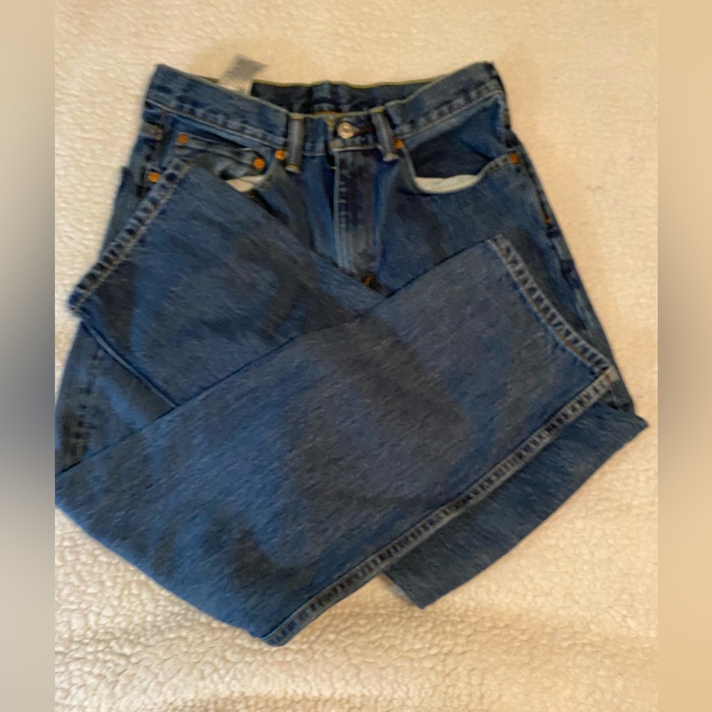 Levi's 550.  Men's Straight Blue Jeans 31x30 - Picture 4 of 6